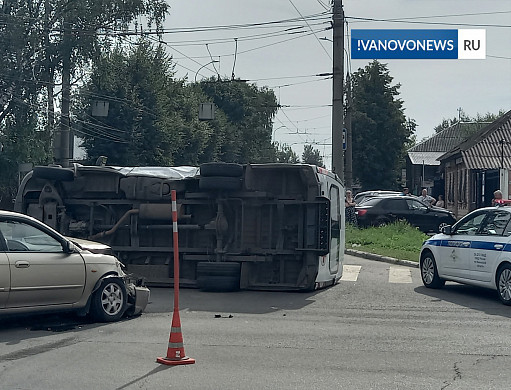 Подробности утреннего ДТП в Иванове: пострадавших нет